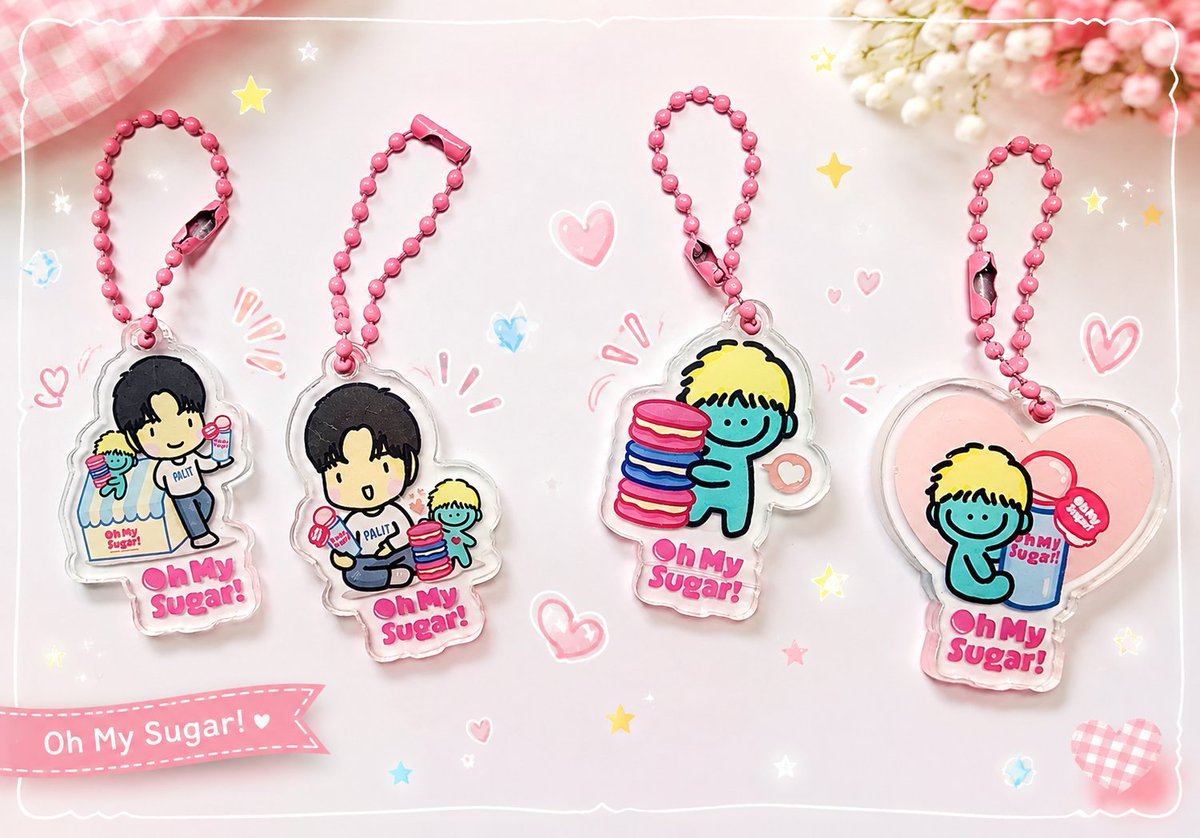 palitsupporter's tweet photo. วันสุดท้ายแล้วนุช 
วันนี้ ใครซื้อน้ำหอม มารับพวงกุญแจอะคริลิคชุด Oh My Sugar ได้นะคะ

#เป๊กผลิตโชค #ohmysugar https://t.co/UANfPAj7Bm