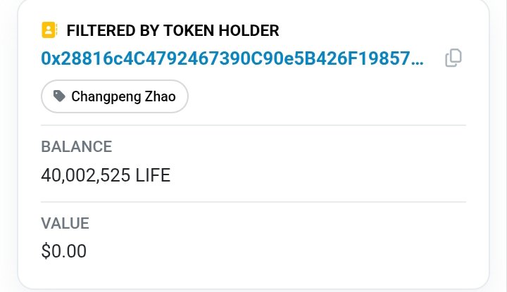 getbnblife's tweet photo. CZ 持有 40,000,000 枚 $LIFE——难道你要错过像币安（Binance）那样改变人生的机会吗？

Tx: https://t.co/JRqh76ovk8

就在这里获取：https://t.co/Bz9H6YDVNX https://t.co/UwX7k8c0No