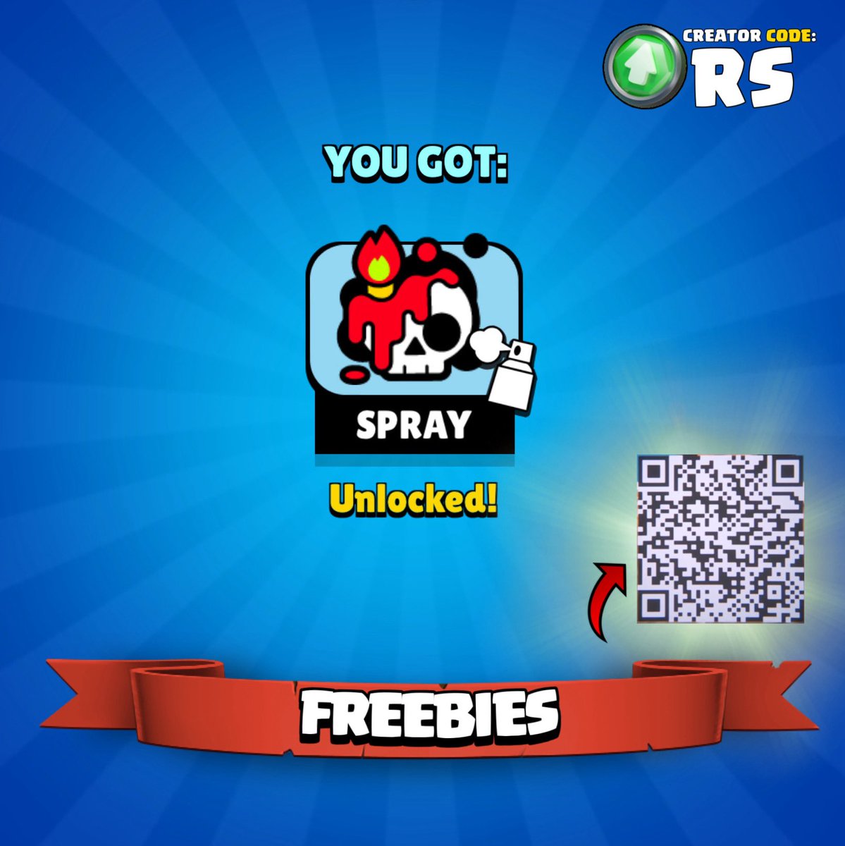 RsClash's tweet photo. Hey brawl stars players did you claim all freebies! 

Not yet? Claim 75 credit and other rewards here - https://t.co/8KDoH3e7Bt

Spray - https://t.co/lsJ25DW5v0

#BrawlStars https://t.co/cIXt3X9iOZ
