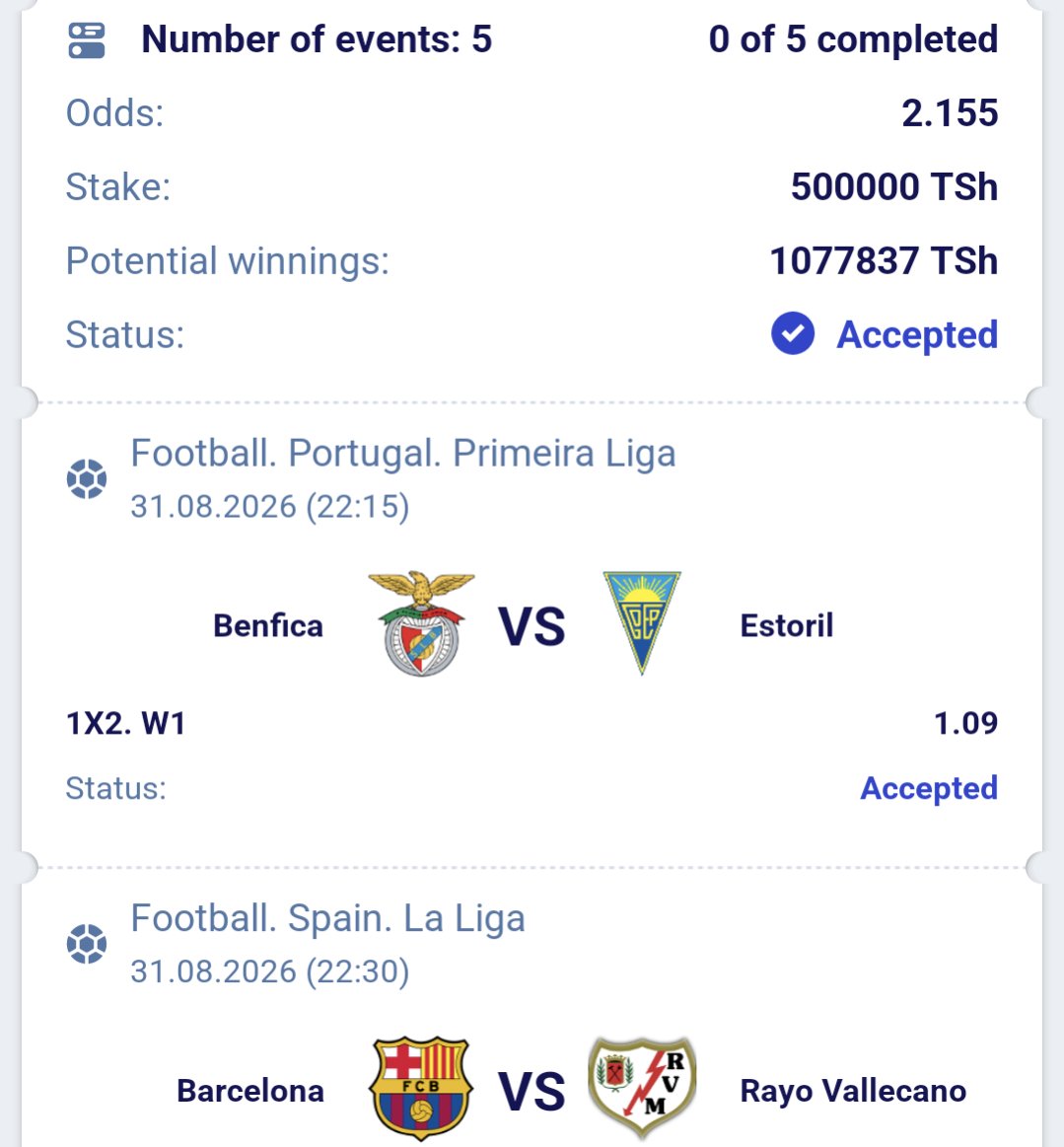 ranzobets's tweet photo. FOOTBALL ⚽

▫️PLAYED ON PARIPESA 💸

🍀CODE:  4XHK6

📌Jisajili PARIPESA ushinde nami👇

▫️https://t.co/YqI48X4XhE

📌 Promocode jaza GIVATIPS 

📌Maelekezo jinsi ya kujisajili gusa link hii👇

▫️https://t.co/uasXxdszny

REPOST ✅ https://t.co/TsZ7KzWgTN
