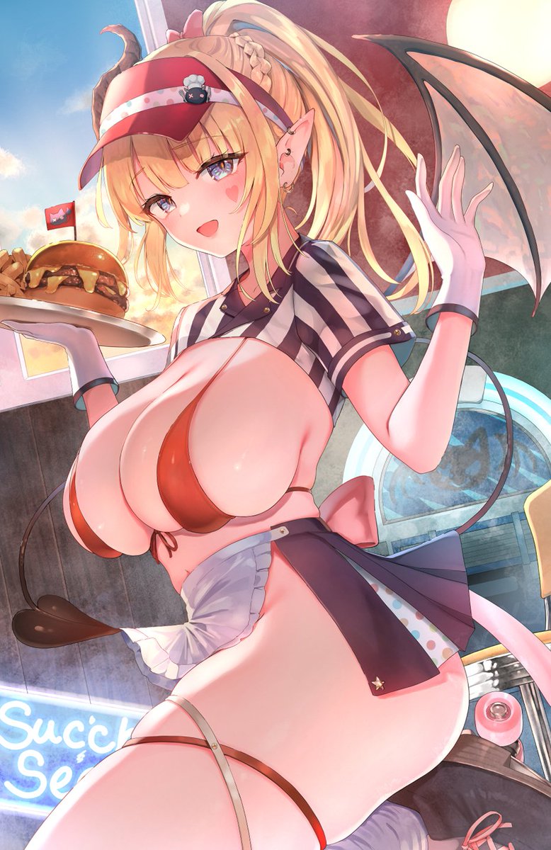 sune_01's tweet photo. バーガーショップガールサキュバスさん！🍔 https://t.co/75N9SkNmaE