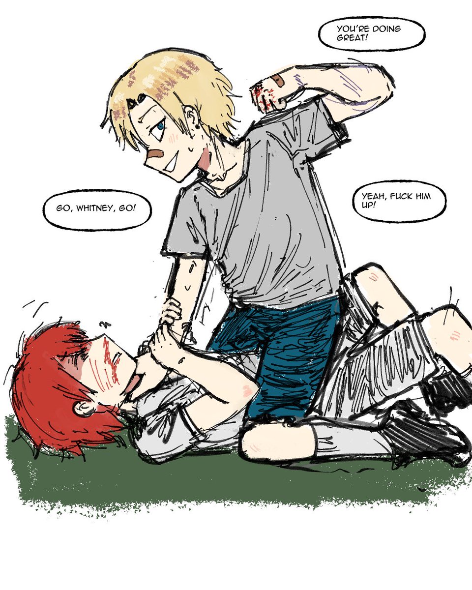 lajiaodoodles's tweet photo. "More kid Whitney doing “cute” stuff." -> heres him bullying corey cutely https://t.co/yXe4CdF1xG