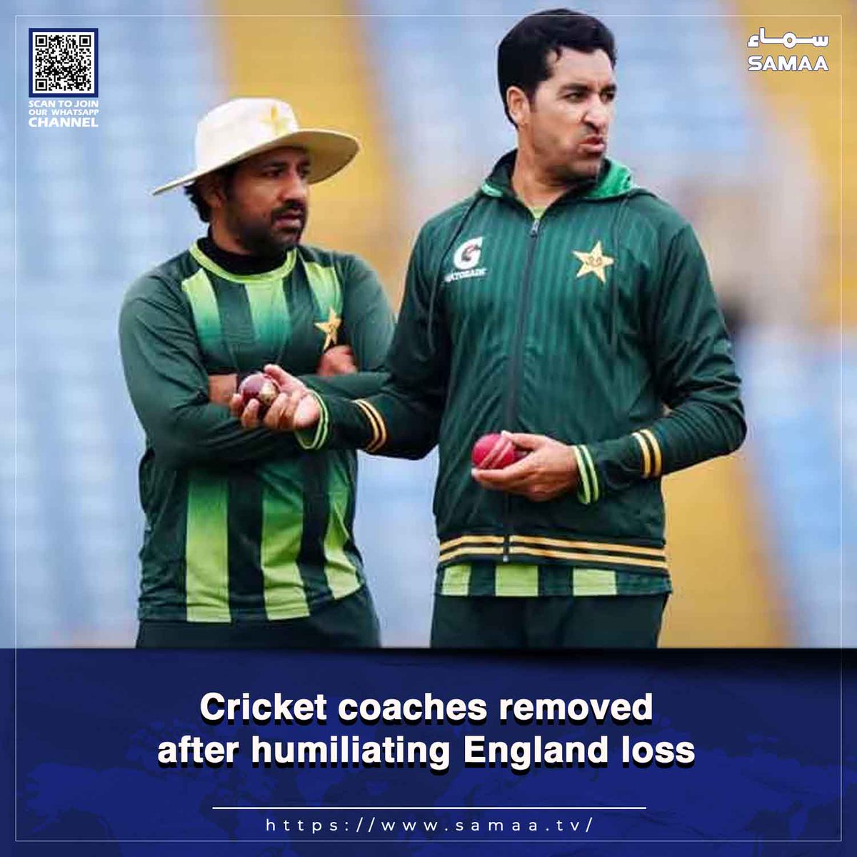 SAMAATV's tweet photo. Sarfaraz Ahmed, Umar Gul likely to lose coaching roles after Pakistan’s poor Test run

Read more: https://t.co/4NXMiMU5NZ

#SamaaTV #Pakistancricket #Testcricket #LordsTest #PakvsEng #SarfarazAhmed #BabarAzam https://t.co/VOSfreCQOi
