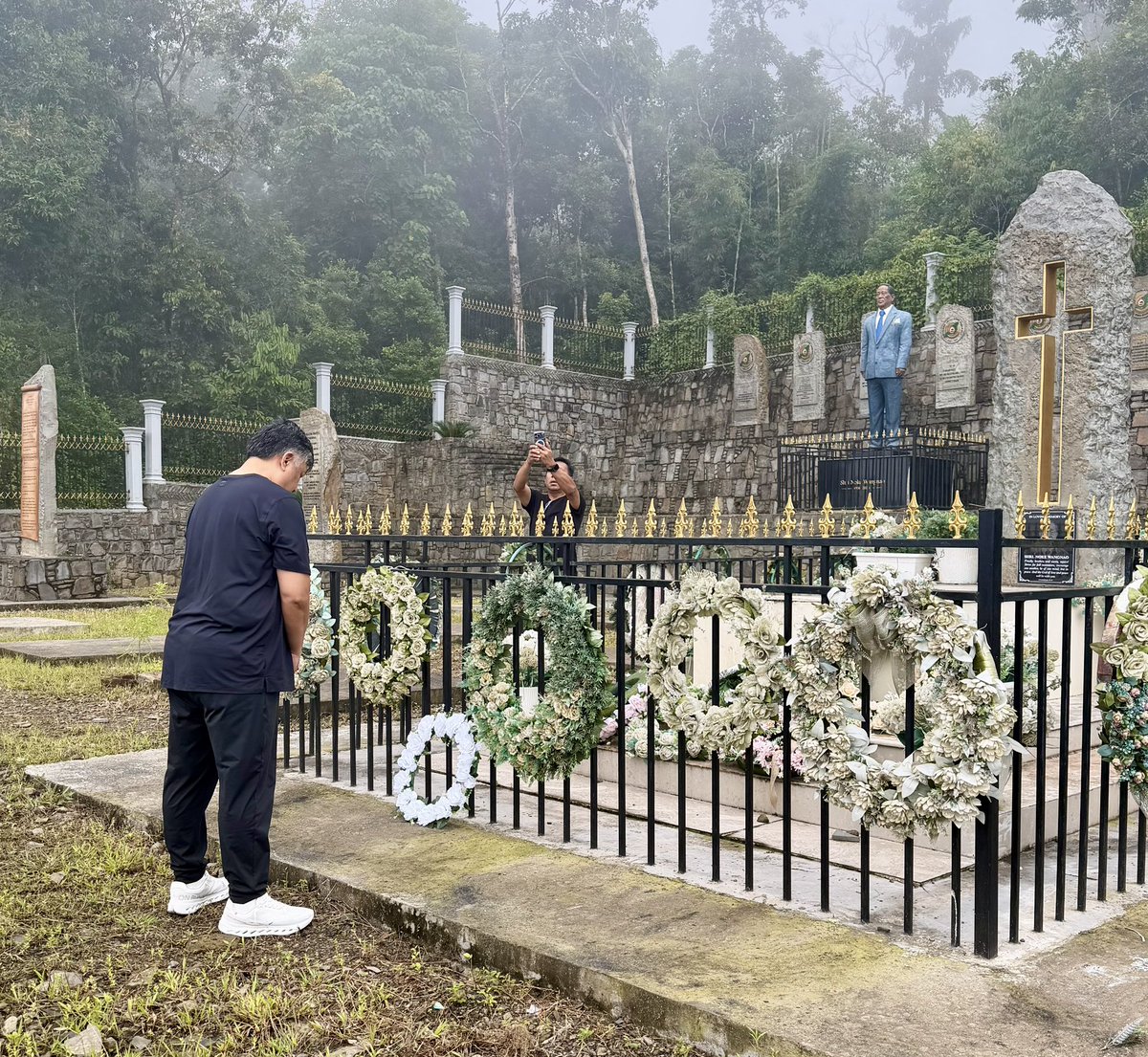 abumetha's tweet photo. Reached Mon district today for a series of official engagements, including the inauguration of the Nagaland Inter-District Badminton Championships.

I began my itinerary by laying a wreath and paying my respects at the memorial of Late Shri Noke Wangnao.

He was among the tallest leaders to emerge from the district — a statesman who served Nagaland and its people with distinction, making immense contributions and significant sacrifices throughout a lifetime of public service.

For me, the moment was deeply personal. He was not only a senior leader whom I greatly admired and looked up to, but someone I had the privilege of working closely with for nearly two decades. He was a father figure, a mentor and a constant source of guidance and wisdom.

His life of service and his contributions to our State will continue to inspire generations.

May his memory and legacy live on for all time.