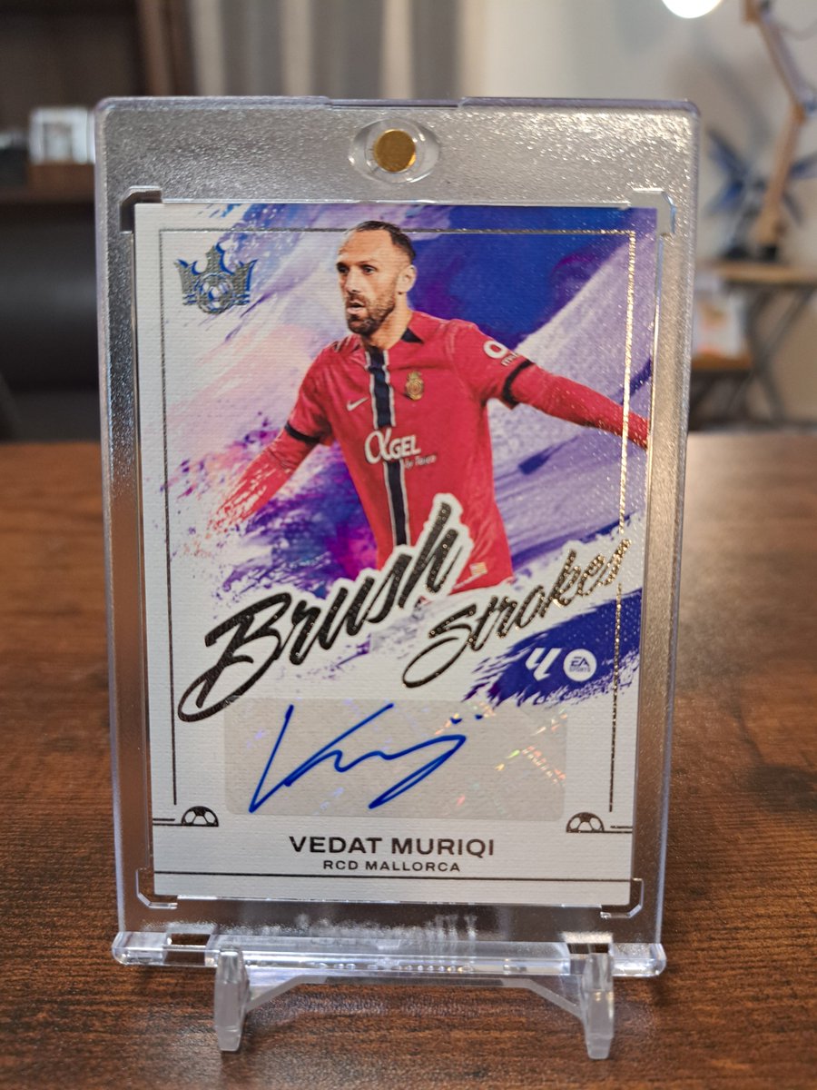 spitz0603's tweet photo. 2025-26 Panini Pitch Kings 
La Liga Brush Strokes 
Vedat Muriqi Auto Mallorca 
ヴェダト・ムリキ🇽🇰 https://t.co/5lgF7V18dC