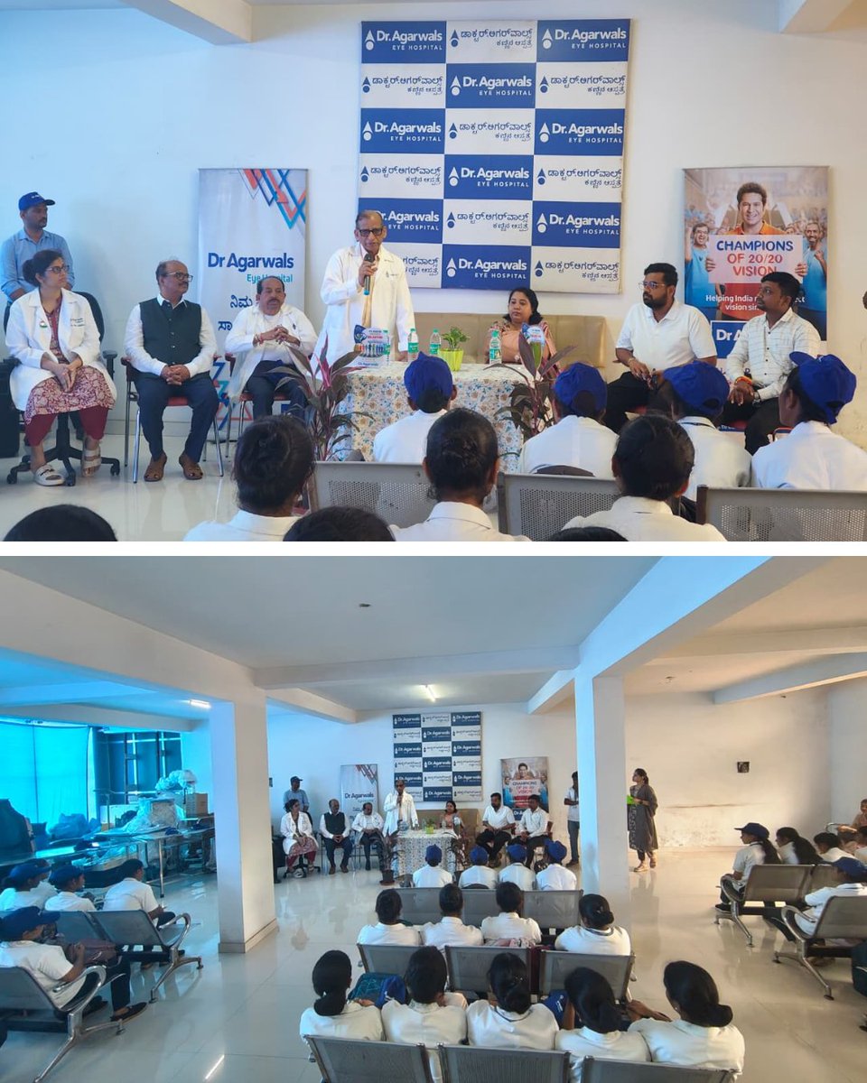 Shreeyanursing's tweet photo. Spreading the Gift of Sight!

Shreeya College of Nursing, Dharwad joined the Eye Donation Awareness Rally organized by Dr. Agarwals Eye Hospital on 29 Aug 2026.

✨ One eye donation can give sight to two people.
🙌 “Donate Eyes - Give Sight.”

#EyeDonation #ShreeyaCollege https://t.co/VKpb8kL0Jz