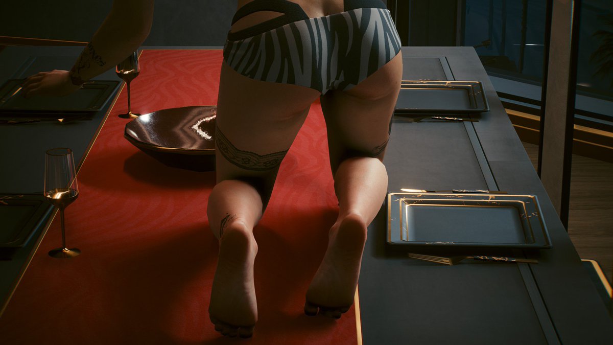 videogamesnude's tweet photo. Cyberpunk NSFW 😜 #cyberpunknsfw #cyberpunk2077 #virtualphotography #videogamensfw #cyberpunkjudy #cyberpunkfeet https://t.co/Tyc29G7k04
