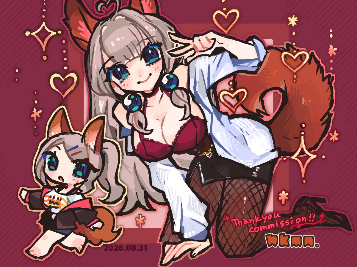 nkrnnie's tweet photo. 【skeb】VTuberのNoodleWolfさん！リクエストいただきました！ありがとうございますっ！ https://t.co/RUijzcqJRE