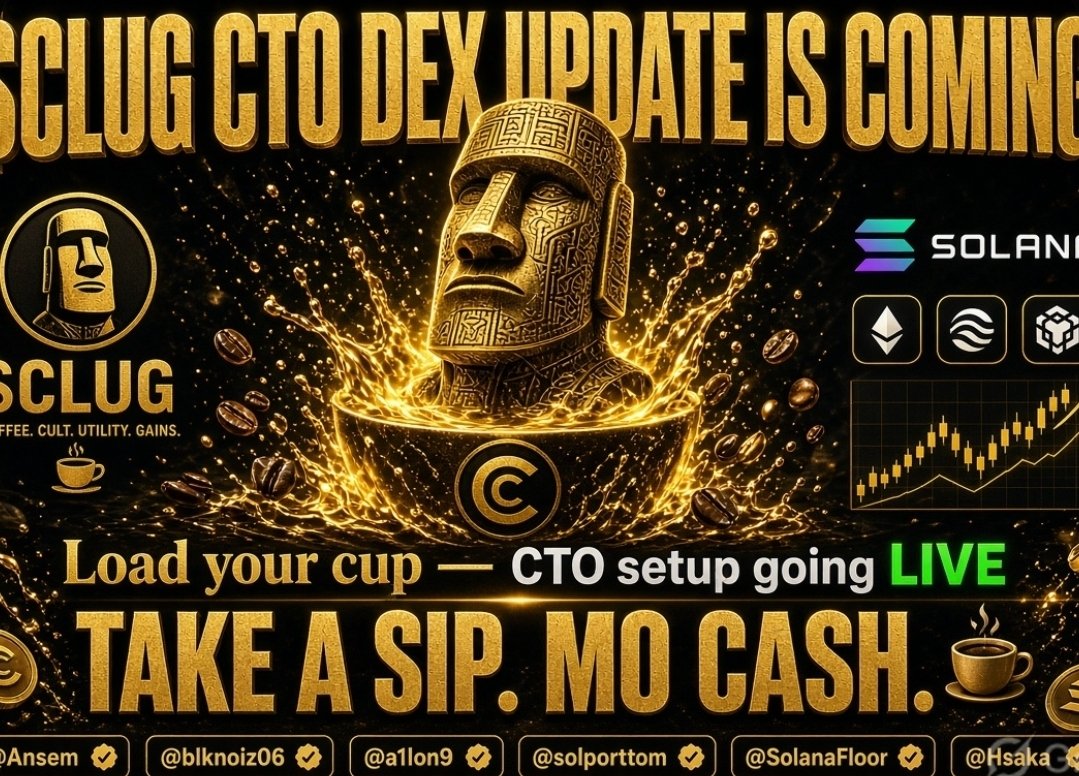 clugcto's tweet photo. 🚨☕️ $CLUG CTO DEX UPDATE IS COMING! 🔥

Load your cup — the fully built-out CTO setup is getting ready to go LIVE. 🚀

📈 DEX updates
☕️ Community-powered
🔥 More features coming
💰 Don’t miss the next move

TAKE A SIP. MO CASH. ☕️

#CLUG #CLUGCTO #Solana #DEX #MemeCoin #Crypto https://t.co/eOOKGrWp8I