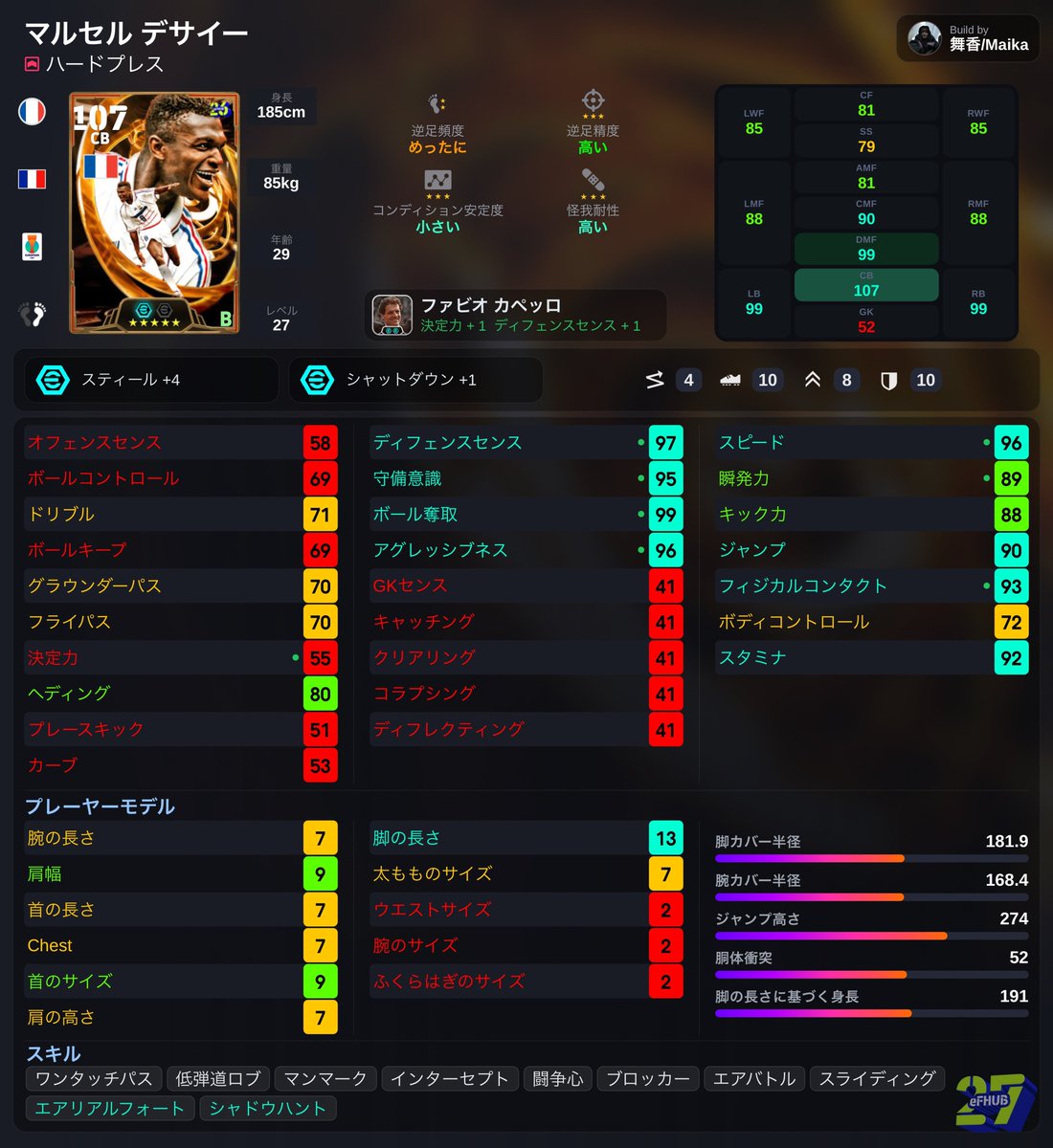 IZ4648's tweet photo. これが現環境最強SBデサイーの理論上最強育成 https://t.co/AoUaYnW0rl
