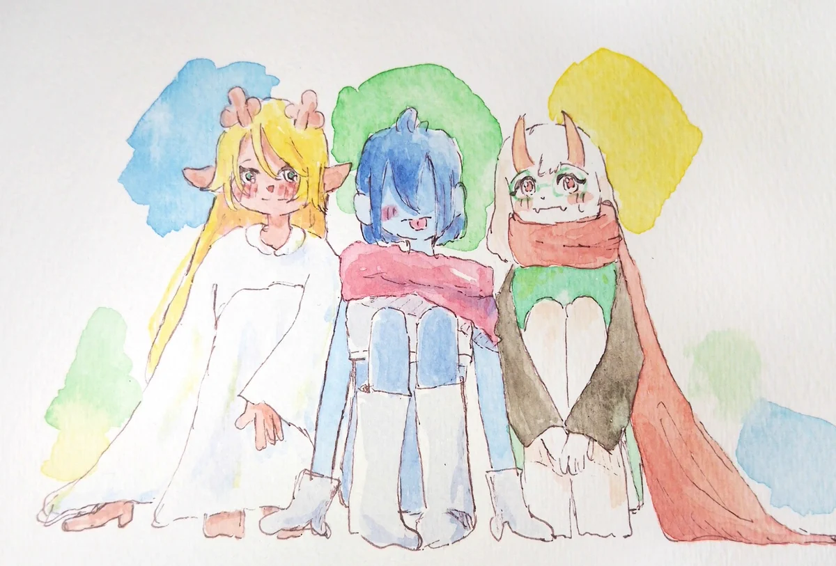 僕が描いた絵 さく on X: 