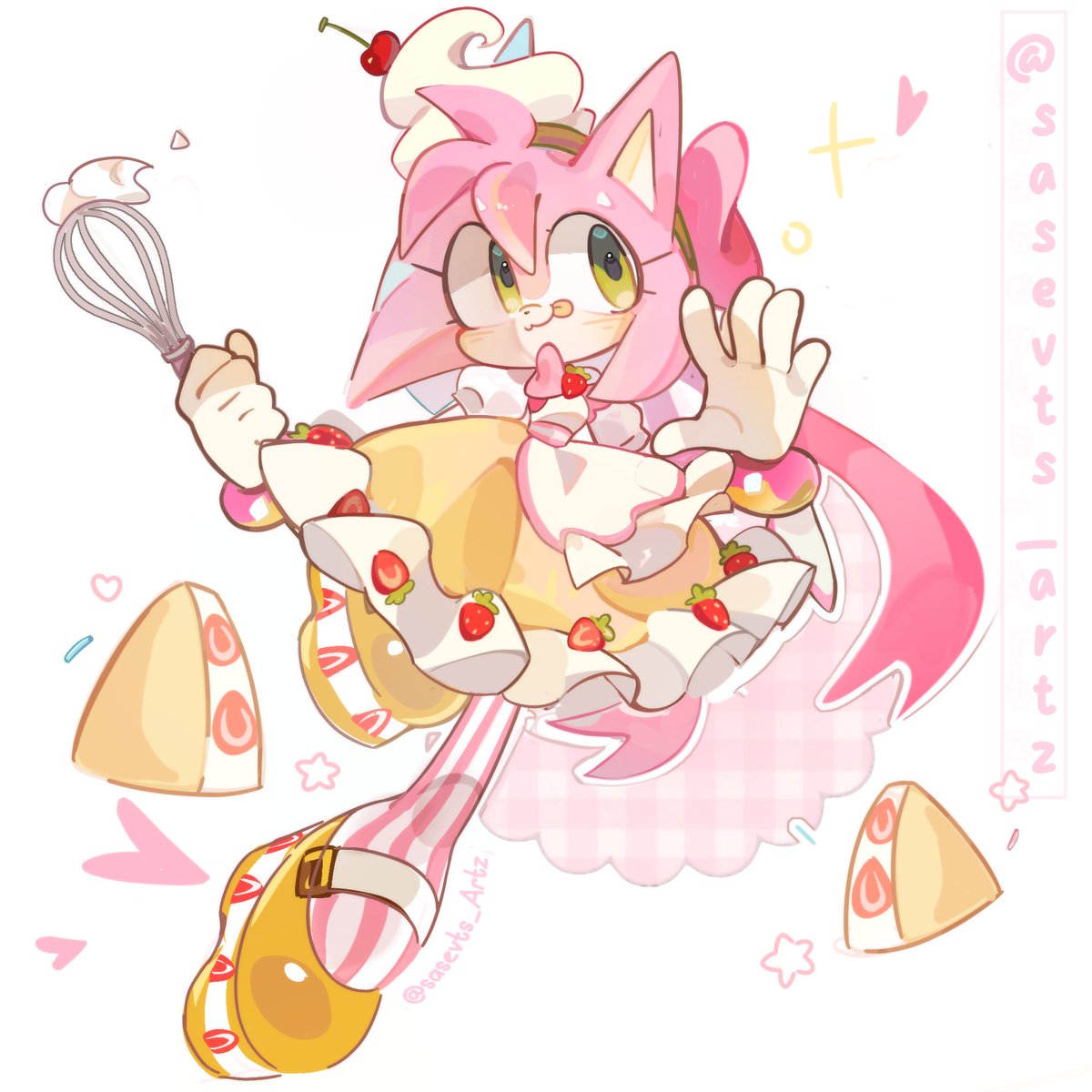 sasec21b's tweet photo. Old fan art for amy 🍽️
#amyrose #fanart https://t.co/ldMf5zrF1c