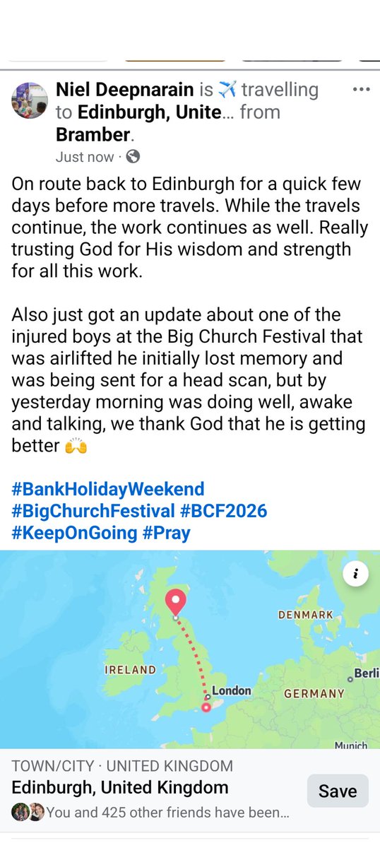 nieldeepnarain's tweet photo. #BankHolidayWeekend #BigChurchFestival #BCF2026 #KeepOnGoing #Pray #Travels https://t.co/vyrOcwY97B