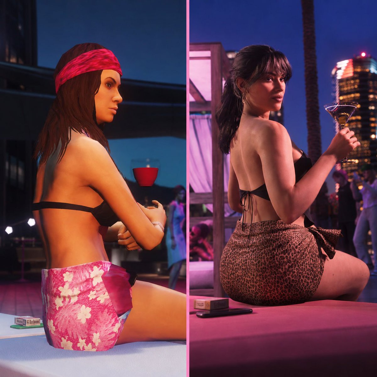 checkpoint_gg_'s tweet photo. Next to the brand-new GTA 6, GTA 5 looks like it might as well be San Andreas