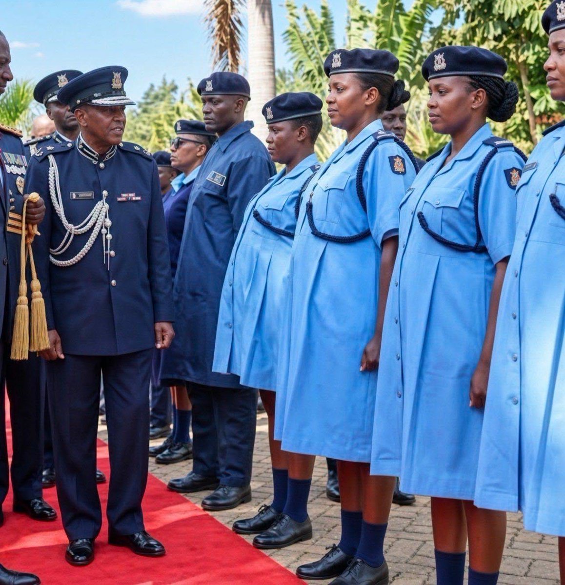 ConnaisAfrique's tweet photo. 🇰🇪 LE KENYA LANCE UN UNIFORME DE MATERNITÉ POUR SES POLICIÈRES.

La Police nationale du Kenya (National Police Service) vient tout juste d'introduire des tenues de maternité adaptées pour les policières enceintes. 

La présentation officielle a eu lieu le 28 août 2026 au collège de police de Kiganjo, en présence du président William Ruto.

#Kenya #Police #Afrique