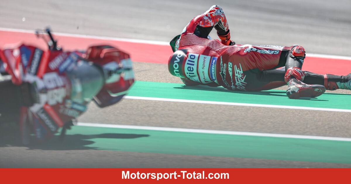MST_AlleNews's tweet photo. "Es ist demütigend": Bagnaia steckt wieder in einer tiefen Krise und ist ratlos #MotoGP #AragonGP #Ducati !B https://t.co/PMlcz7TJca https://t.co/KT4cbg9MMY