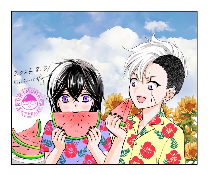 kurimonakaya's tweet photo. 夏が終わるので夏っぽいことをまとめてする🎻💜 https://t.co/dilyQhlRWJ