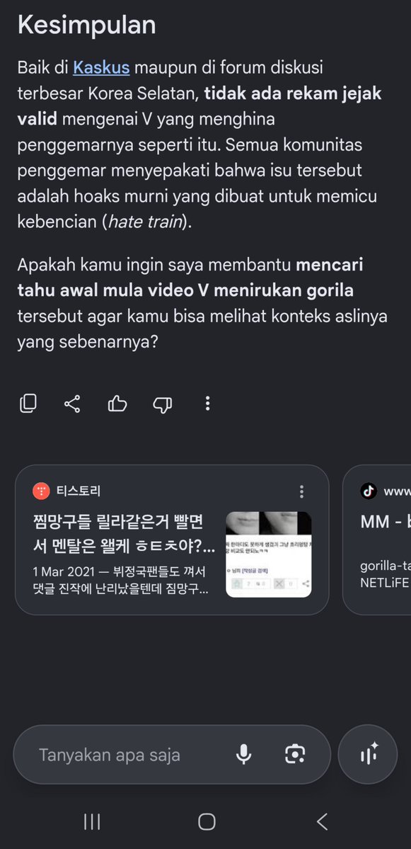 kvforever46's tweet photo. @nayaposadas @kutemukanAku Ini kalo mau bohong n fitnah tolong lebih disinkronkan ya kak, 2013 kena hujat, 2015 katanya tahun kejadian 🤔
Eh tapi terserah kakaknya jg sih mau bohong sm fitnah Taehyung toh nanti yg tanggung kakaknya sendiri, jadi dosa jariyah malah kalo banyak orang dungu yg percaya 💜 https://t.co/fDk66TPtF9