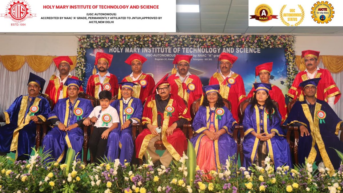 Hits_official25's tweet photo. 🎓✨ A proud moment for our institution!
Celebrating the 2nd Graduation Day of Holy Mary Institute of Technology and Science, honouring the hard work, achievements, and dreams of our graduating students.
Here’s to new beginnings and a bright future ahead! 🌟🎓
#GraduationDay https://t.co/iO4eWOoVy3