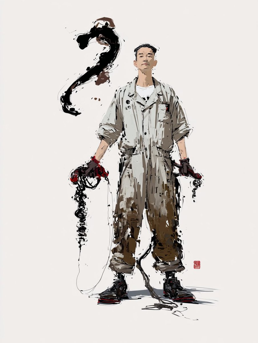 newfetw's tweet photo. Mian and his rope walker.
new character unlocked.
Made with Midjourney.
one harbor crumb under the images. https://t.co/xP9frhYVJM