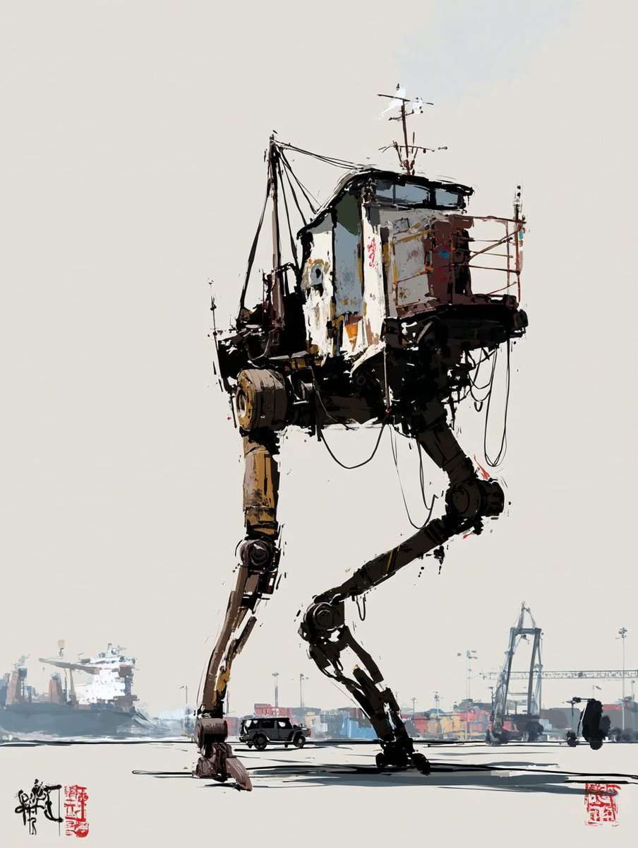 newfetw's tweet photo. Mian and his rope walker.
new character unlocked.
Made with Midjourney.
one harbor crumb under the images. https://t.co/xP9frhYVJM