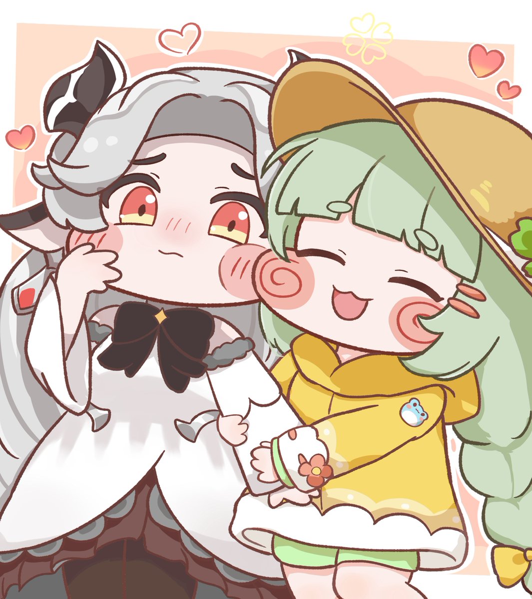 yuu2_tri's tweet photo. 今月描いたもちほっぺまとめ https://t.co/bArnj3Xphx