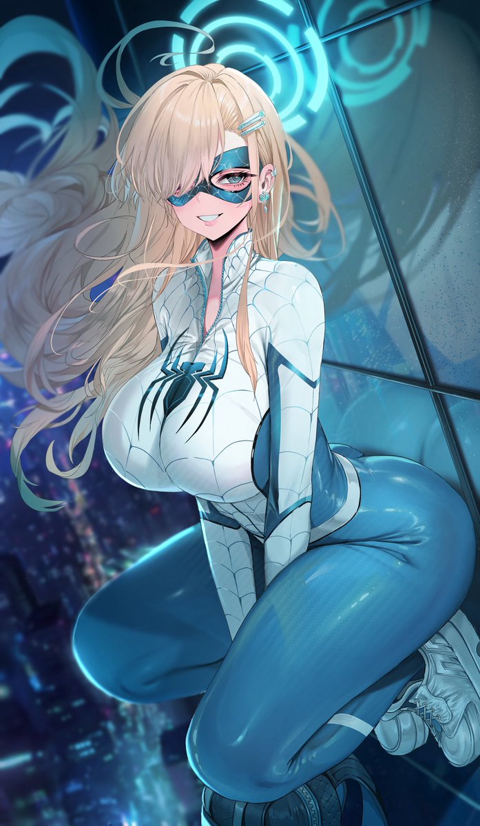 Dishwasher1910's tweet photo. Spider-Asuna . Blue Archive 🕷️🕷️ https://t.co/Bj288moQKB