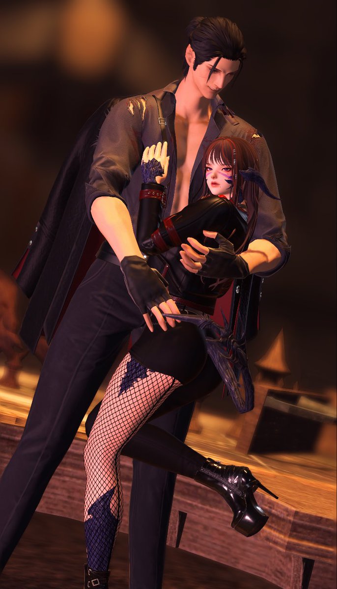 UmeFahimi's tweet photo. “In a fight they’re lethal, together they melt”

#ffxiv #elezen #aura #finalfantasy #gposer #gposecommunuty https://t.co/0ywS87AC9o
