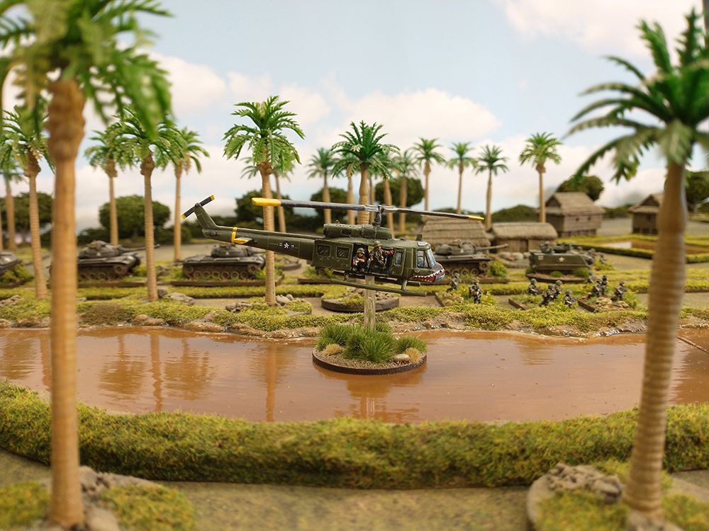 pendraken's tweet photo. This week’s Monday Motivation is a Vietnam setup for our Cold War Commander ruleset, combining Pendraken models with TimeCast buildings and Take Cover Scenics excellent terrain! #mondaymotivation #pendraken #10mm #vietnam https://t.co/HMGb5T66Mr