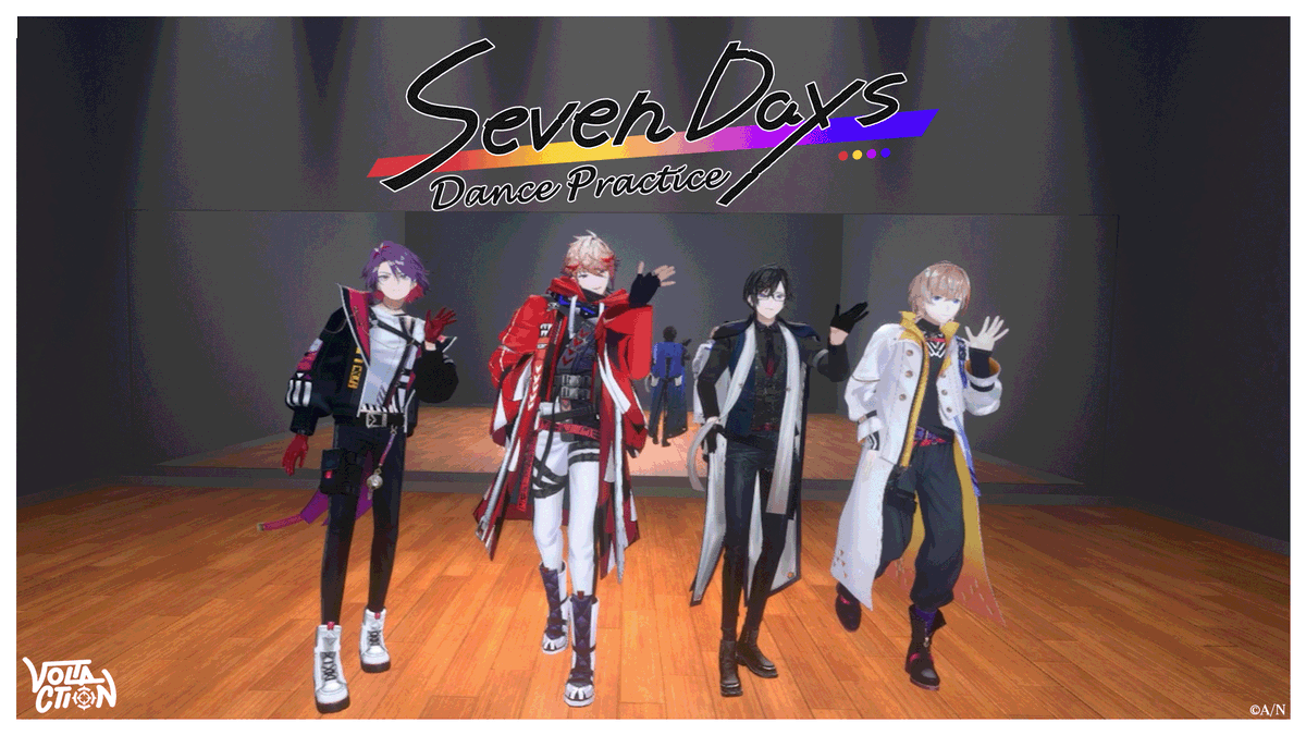 VOLTACTION_info's tweet photo. 🚨#VOLTACTION Dance Practice公開🚨

／
　『Seven Days』の
　Dance Practiceを公開❗️
＼

Dance Practiceはこちら👇
https://t.co/CMFNAs6xDy

#ヴォルタ #VOLTACTION_EVOLVE https://t.co/GCFkMBz8b9