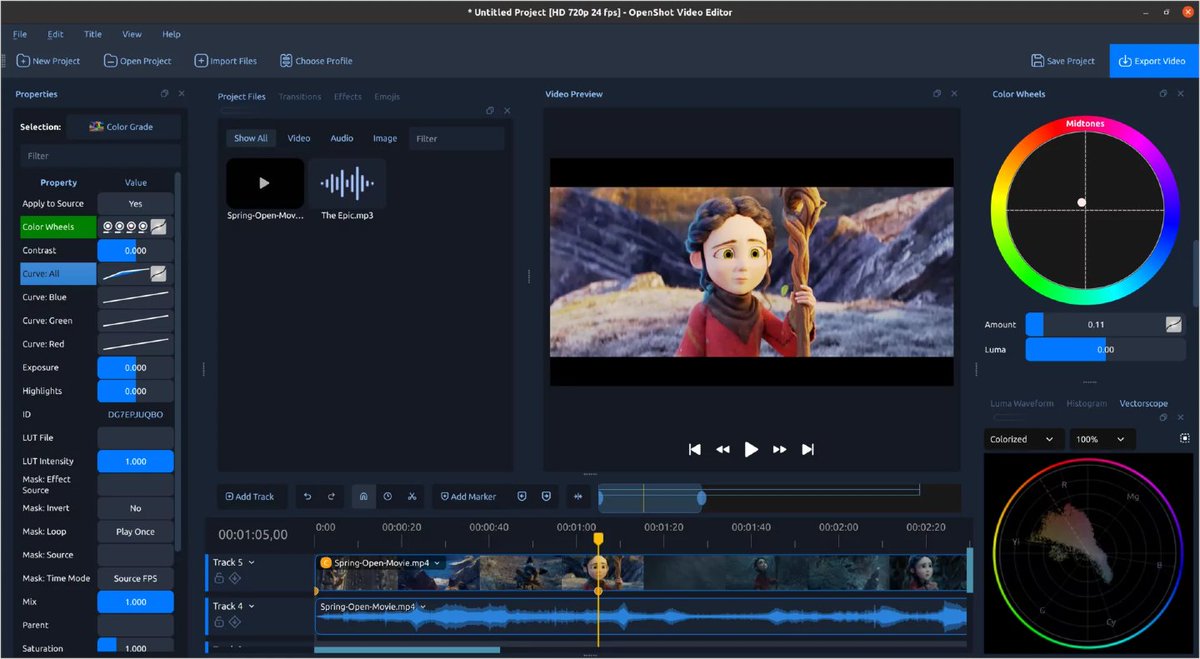 openshot's tweet photo. OpenShot 4.0 is here, and this one is huge. 🚀 Meet the new Color View and Recording View, 10 new effects, AI-powered masking and tracking, and faster performance.

https://t.co/fSD4qoQzLM

#OpenShot #VideoEditing #OpenSource https://t.co/xoT7ovUtEi