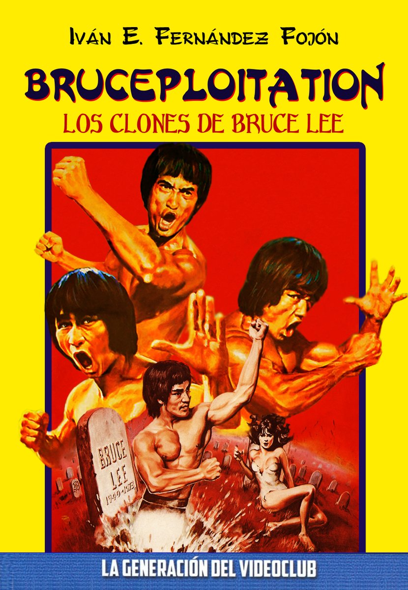 AppleheadTeam's tweet photo. Con "Bruceploitation: Los clones de Bruce Lee", Iván E. Fernández Fojón recupera un fenómeno tan disparatado como fascinante. Tras la muerte de Bruce Lee, decenas de imitadores y productores intentaron prolongar su éxito con clones, biopics apócrifos y películas que llevaron la explotación al delirio. Un libro que descubre qué había detrás de aquel cine que inundó los videoclubs y las salas de los años 70, desde sus actores y productores hasta las películas que construyeron un negocio alrededor de la imagen del Pequeño Dragón:  https://t.co/T0r4WXwfw5