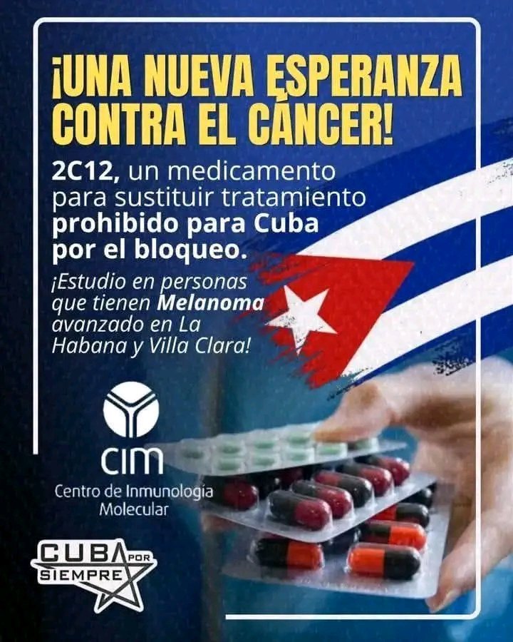 serg34485's tweet photo. 🇨🇺💉En medio del genocidio vs #Cuba aparece otra alentadora noticia, es la voluntad política y entrega de los mejores hijos de este pueblo que no se rinde. Nuevo medicamento de los científicos del @cim_cuba se encuentra listo para ser probado #CubaEstáFirme
#CubaPorLaVida https://t.co/oIjGV3dI9n