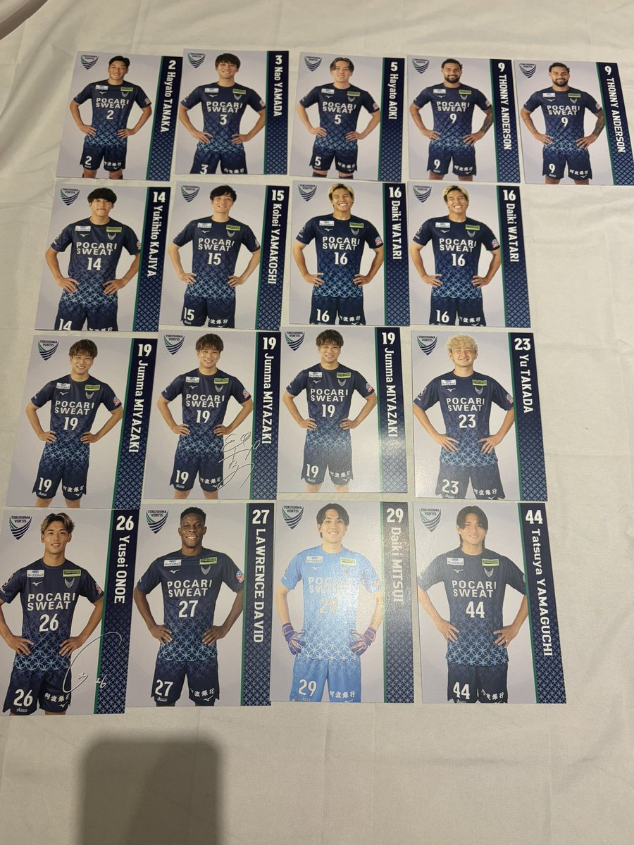 v0so01's tweet photo. 徳島ヴォルティス
交換買取
マンマローザポストカード

譲 )2,3,5,9 2枚,14,15,16 2枚,19 3枚,23,26,27,29,44

求 ）17,97,買取(金額検討中です💦)

19のサインは17のサインとの交換のみを考えております🙇🏻‍♀️

よろしくお願い致します https://t.co/1tM3eXoJb8