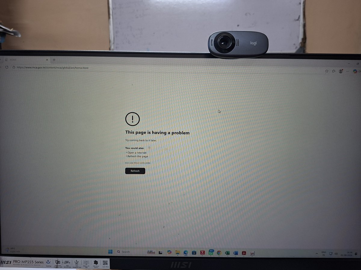 msansari77's tweet photo. @MCA21India website completely collapsed
#extendduedate https://t.co/BJucNlPxQq