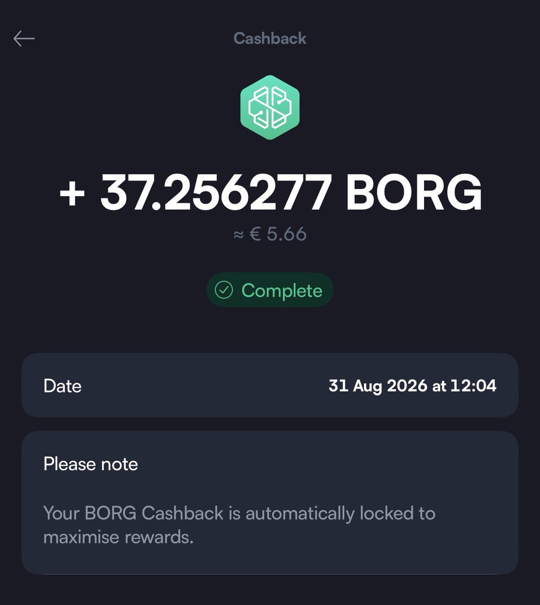 BenjyXPs's tweet photo. Beautiful to think that with as little as a 20% rise, I’d be making a profit from my fee’s solana:3dQTr7ror2QPKQ3GbBCokJUmjErGg8kTJzdnYjNfvi3Z cashback. 

Paid to trade with @swissborg 💚💰 https://t.co/0wFwikYRou