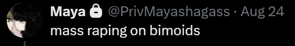 wood_eater_'s tweet photo. Unfollowing lesbian oomfs who casually call for the r@pe of bisexuals is self-care https://t.co/V4k0bToF2m