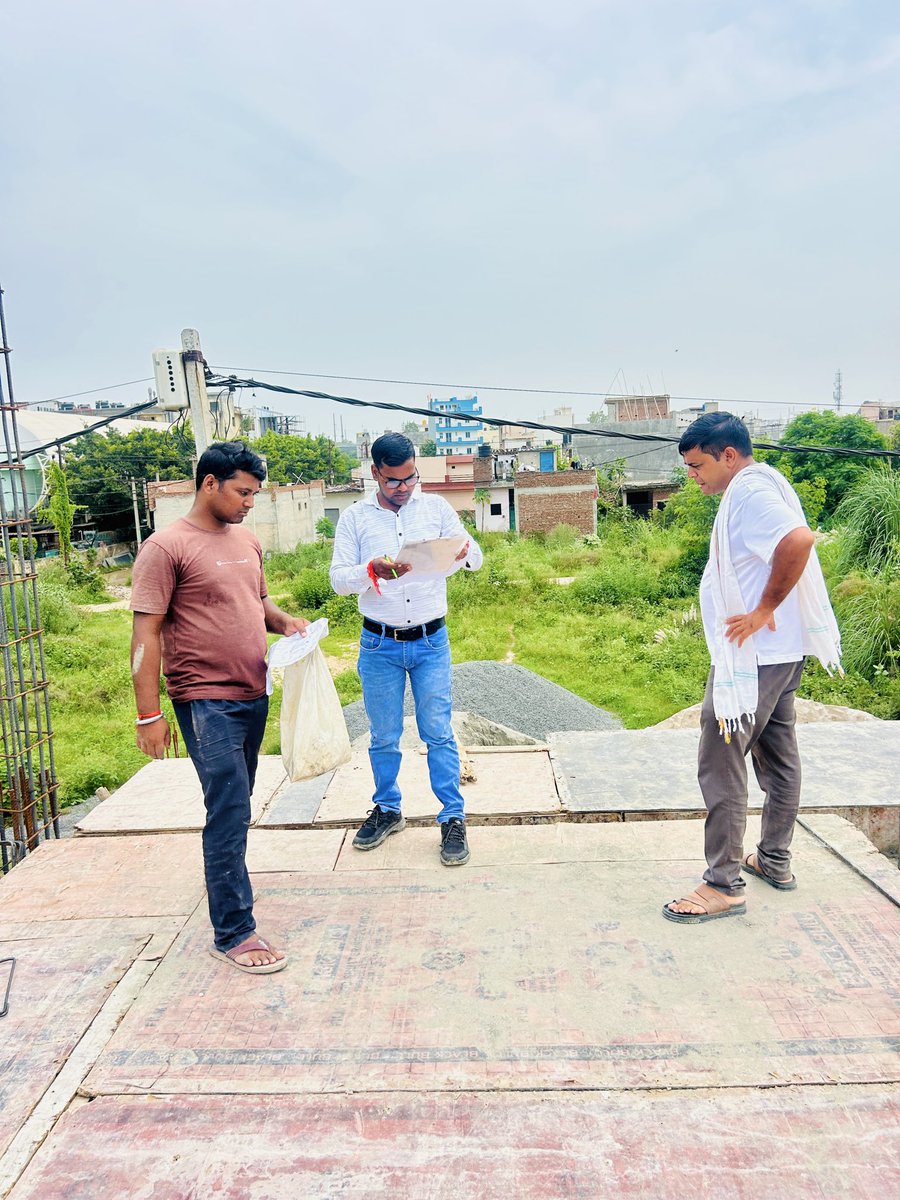 ErPrajapatiSan's tweet photo. Site Visit: Raj Nagar, Ghaziabad 🚧

Slab shuttering inspection done!

✅ Level as per drawing
✅ Steel binding as per RCC
✅ Shuttering secured

Quality first! 👷‍♂️

#Ghaziabad #SiteVisit #CivilEngineer

Er Sandeep | SKP Group https://t.co/kkUs0TNQ8D