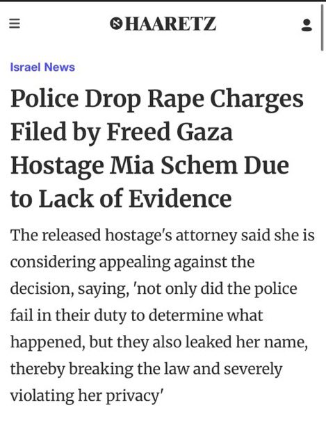 SZade15's tweet photo. Mia Schem survived almost 2 months in Gaza terrified she’d be raped.

Her fear became her reality: She was drugged and raped. In Israel. By an Israeli trainer.

A year later the case is closed and charges are dropped. https://t.co/t2FR2ufrfm