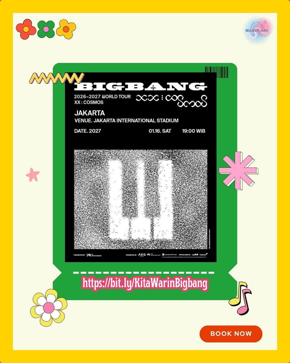 warinajaa's tweet photo. JASA WAR TIKET BIG BANG WORLD TOUR 2026 JAKARTA

✅Trusted
✅Data pribadi
✅Berpengalaman war tiket
✅Bisa bayar fee di akhir

‼️‼️LIMITED SLOT ‼️‼️ https://t.co/0uGk4ij7oI