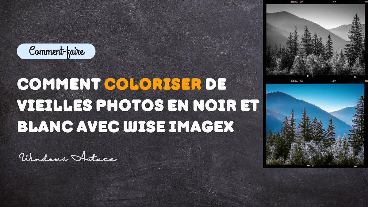 WiseCleaner_Fr's tweet photo. 🖼️ Donnez une nouvelle vie à vos vieilles photos en noir et blanc ! ✨

Avec la colorisation IA de Wise ImageX, ajoutez automatiquement des couleurs réalistes à vos précieux souvenirs, en quelques clics seulement.

#Windows #logiciel #howto #AI #photo #TechTips #TPMP https://t.co/DMasHPFQRE