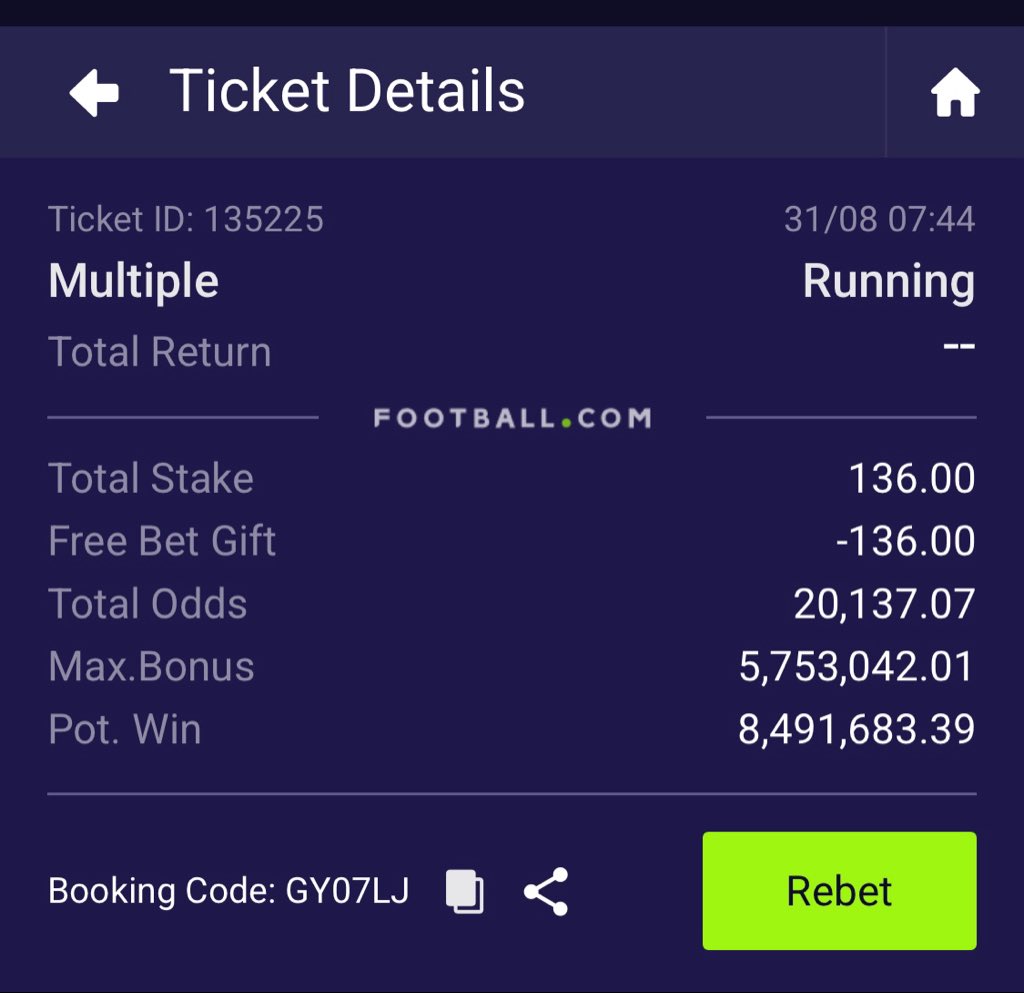 Julius_Chinwe_'s tweet photo. GY07LJ

20k odds

https://t.co/LrPkhCmvm2

I don troway my bonus for here.

Goals galore 

Wales and England be good to us. https://t.co/8sX35GZSGF
