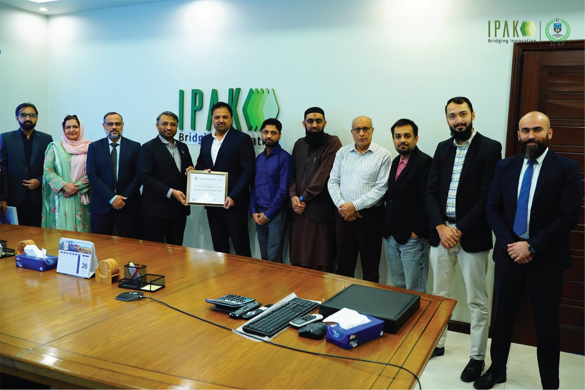 IPAKFILMS's tweet photo. IPAK Group is pleased to announce the signing of a Memorandum of Understanding (MoU) with the Institute of The Institute of Chartered Accountants of Pakistan (ICAP) under ICAPβs *Training Organization Outside Practice (TOoP)* framework.
#IPAK #ICAP #Tajdid #IPAKGroup https://t.co/jLVJwvYM5E