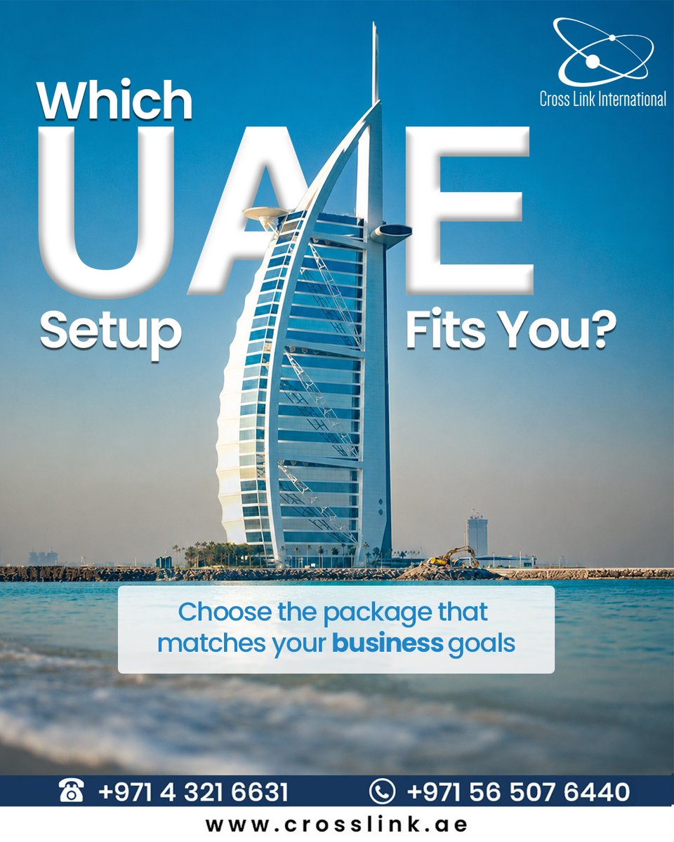 MonSeVillaTorO's tweet photo. Start your UAE business with the right setup: Mainland, Free Zone, or Offshore. Cross Link International provides expert guidance to match your business goals and support your growth with confidence. https://t.co/0KoNliuUW9