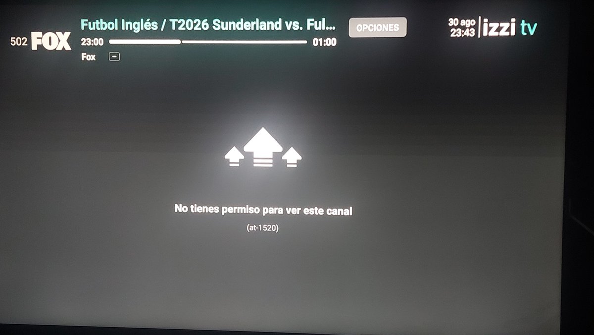 DavRodriguez85's tweet photo. Siendo las 11.46 PM Pacífico en @izzi_mx #Tijuana continúan activos los canales @FOXSportsMX pero ya en negro o pantalla congelada.
Ya están en EPG @somos_FOX y FOX+ sin señal liberada aún.
#FoxSports #FOX #FOX+ https://t.co/sgTHcY24qd