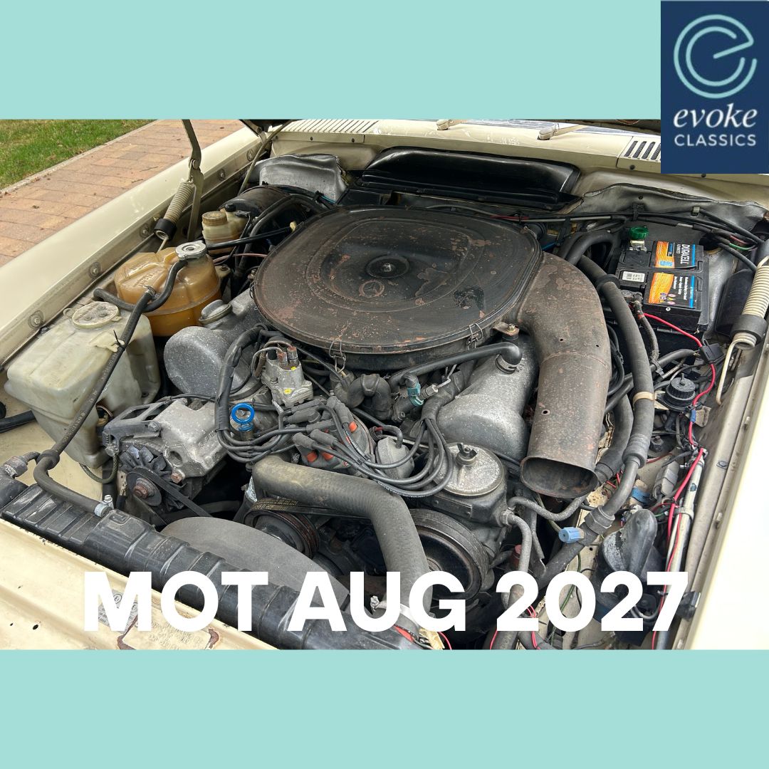 EvokeClassics's tweet photo. ENDING TODAY AT 5:15PM
1978 Mercedes Benz 450 SLC
https://t.co/QsugHHzUDM
Attractive Ivory + Beige colour combination
In current long-term ownership since 1994
Advisory free MOT until August 2027
Approx. 60k miles from new
Just 3 former keepers
#Merc450SLC #MercSLC #ClassicMerc https://t.co/I29gPlXO4w