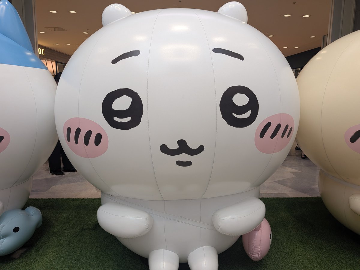 remonehas's tweet photo. ちいかわポップアップストアへ行ってきました😂日曜日の午後の待ち時間は40分ほどでした。大人気ですねぇ！ https://t.co/EmTGg5nEal