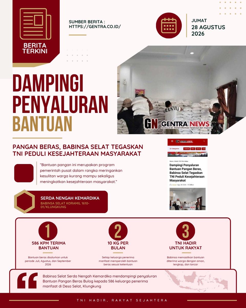 FuadahIdah's tweet photo. Seluruh pengabdian TNI ditujukan untuk suatu misi luhur: menjaga keutuhan NKRI.

Sering Kita GakTahu https://t.co/IQjn8ESbhx