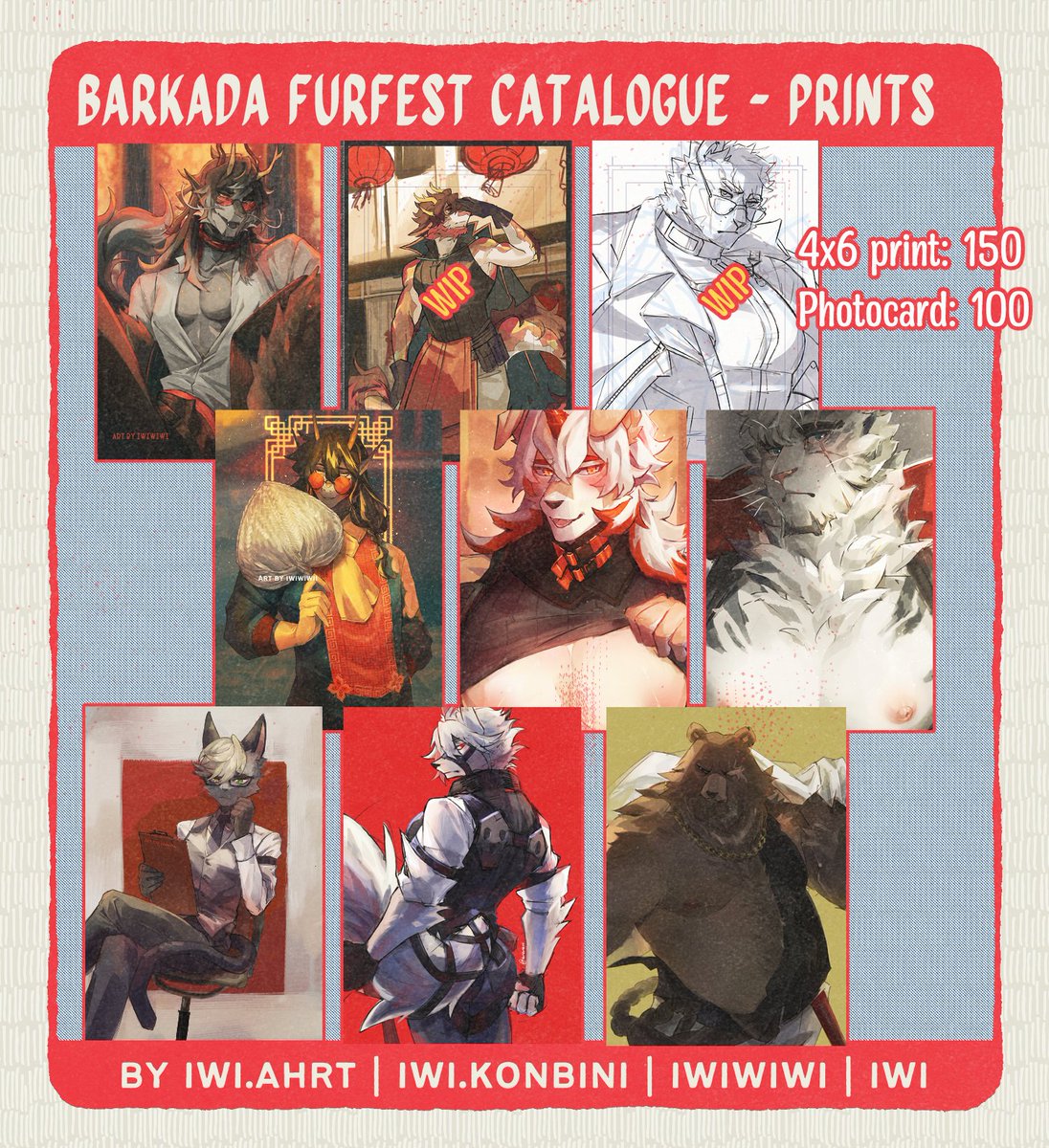 iwiwiwii's tweet photo. 🍕See you guys at Barkada Furfest this Sept 5-6!!!🍕
Sharing my catalogue here!! Hehe >;3 https://t.co/CUf80UU7YV