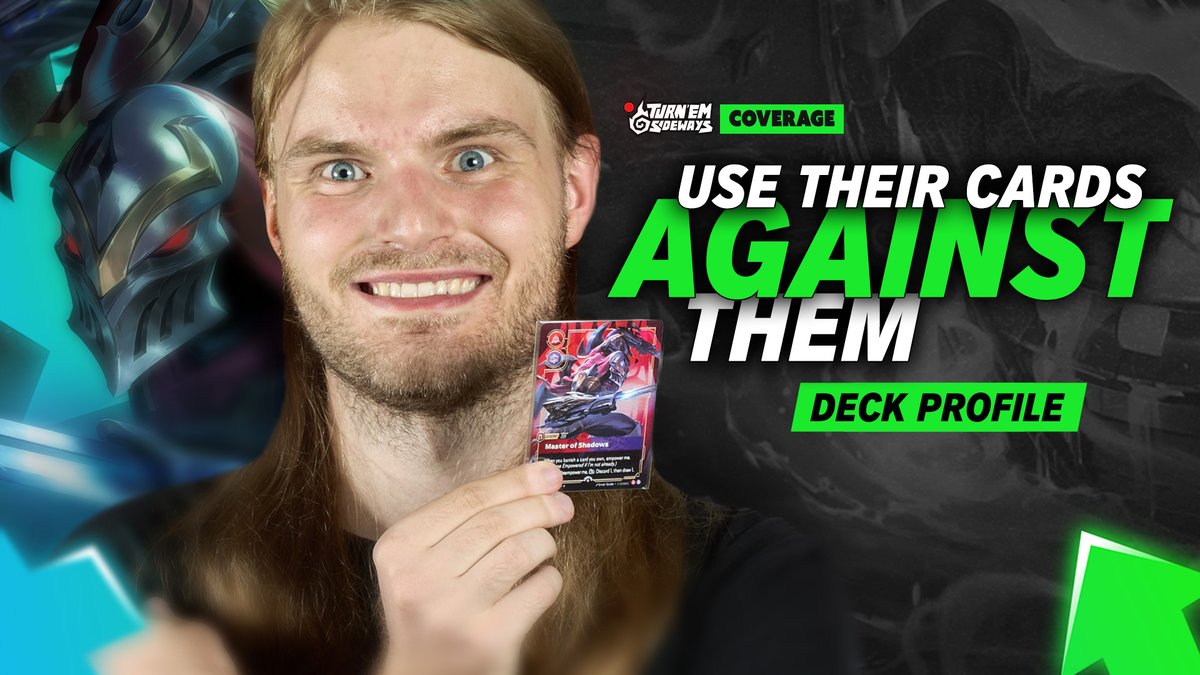 TurnThemSide's tweet photo. Kharox and Tornado Warrior in a Zed deck. A combo he didn't believe was real until he tried it himself. The result? A Best-Of. 

We've got a deck tech with @ghosterdriver, winner of the Best of Zed at the Barcelona RQ! 

📺 https://t.co/9QIhJ4RFwK https://t.co/NLfLACx3ex